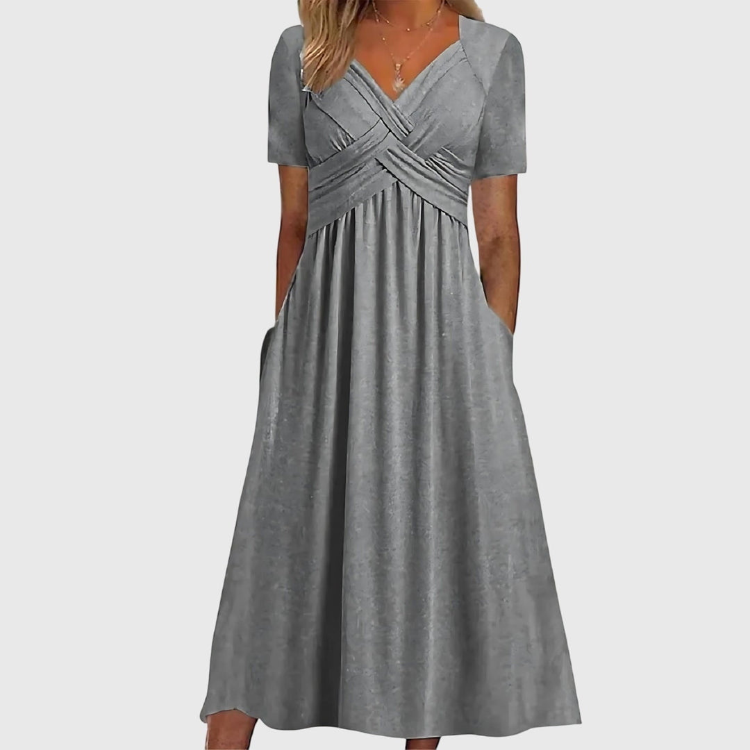 Viola™ | Midi Dress with Tummy Control