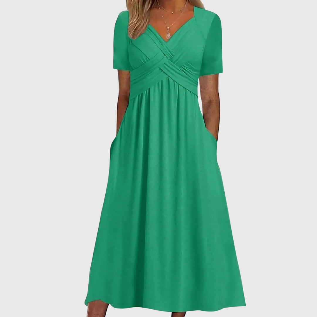 Viola™ | Midi Dress with Tummy Control